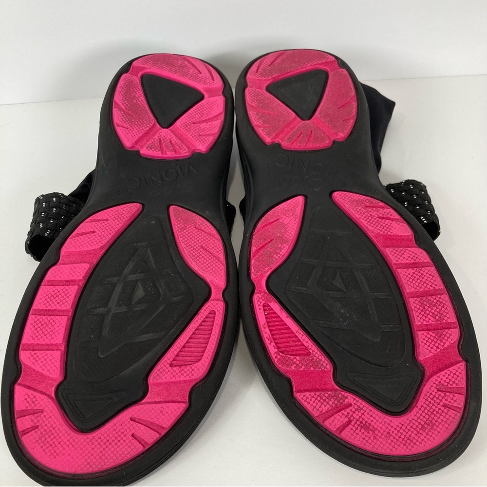 Vionic Serene Tia Pink Black Yoga Sling Back Sandals - Picture 16 of 16